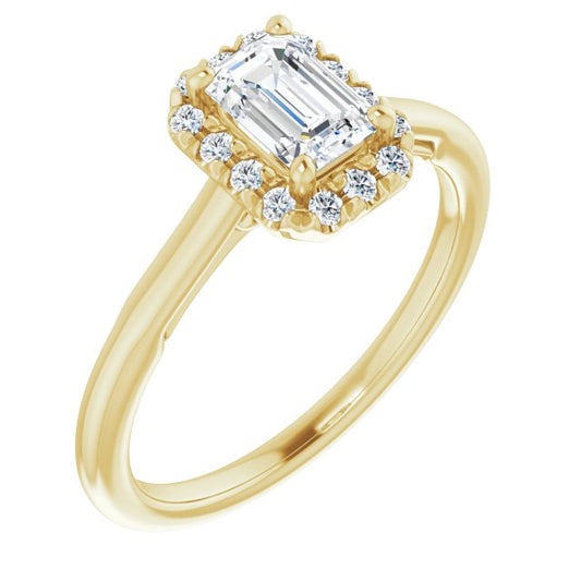 Halo-Style Engagement ring