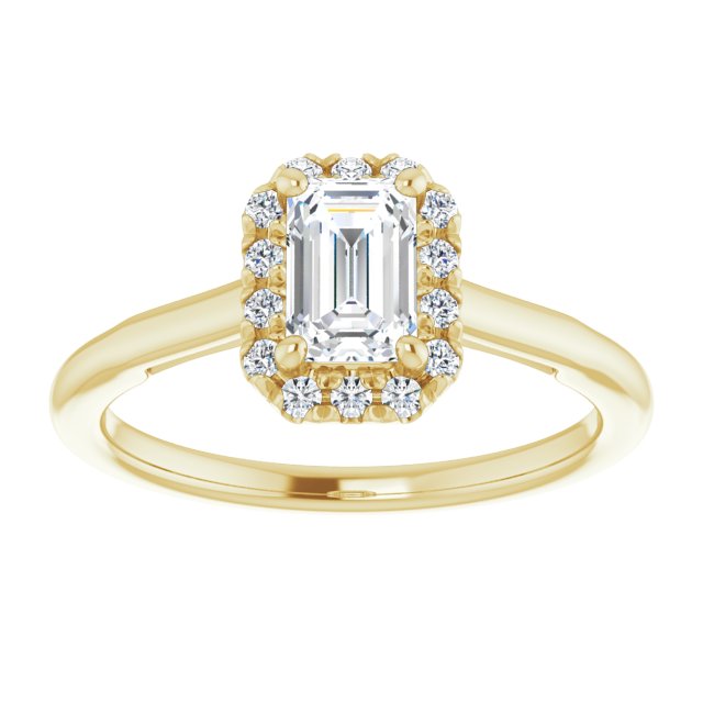 Halo-Style Engagement ring