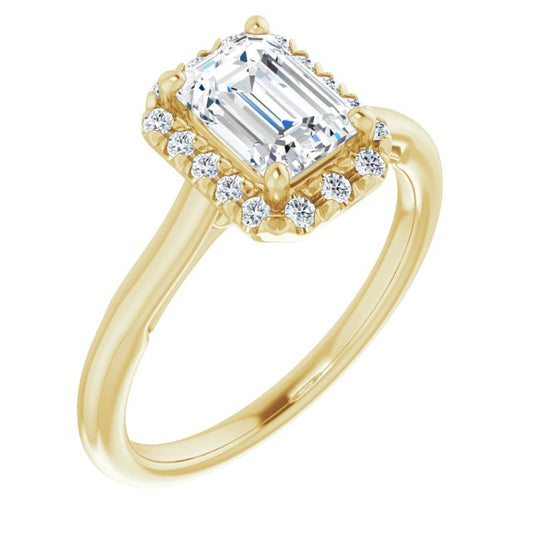 Halo-Style Engagement ring