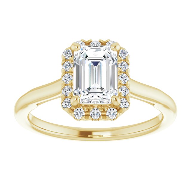 Halo-Style Engagement ring