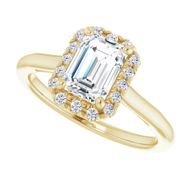 Halo-Style Engagement ring