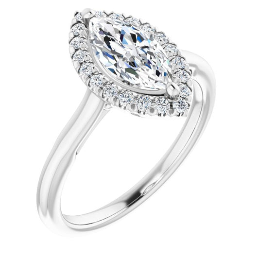 Halo-Style Engagement ring
