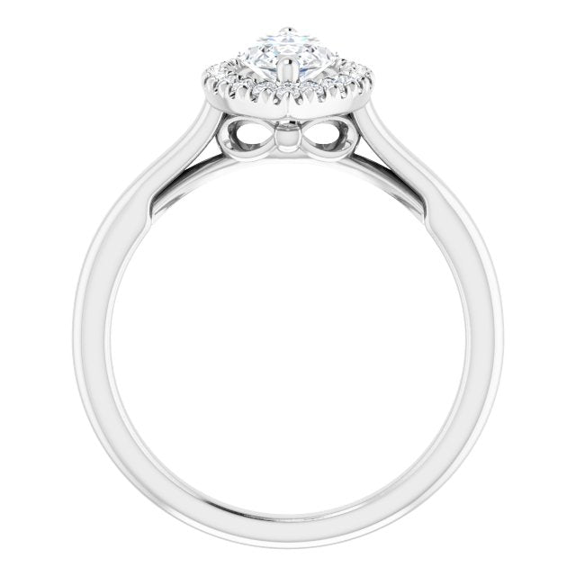 Halo-Style Engagement ring
