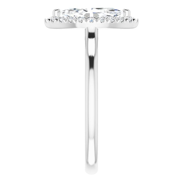 Halo-Style Engagement ring