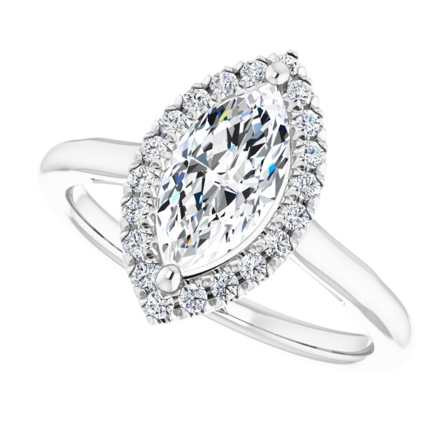 Halo-Style Engagement ring