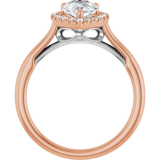 Halo-Style Engagement ring