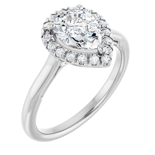 Halo-Style Engagement ring