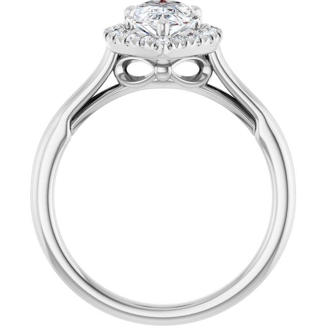 Halo-Style Engagement ring