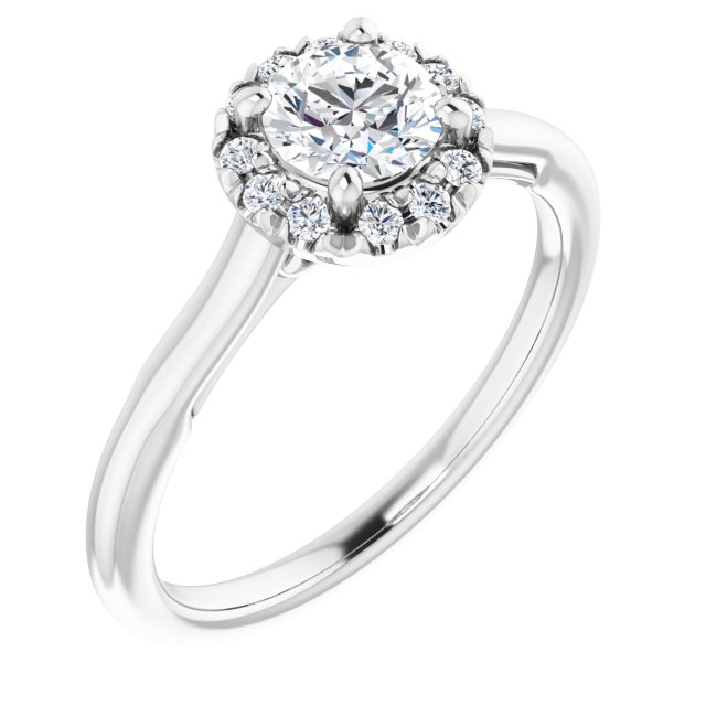 Halo-Style Engagement ring