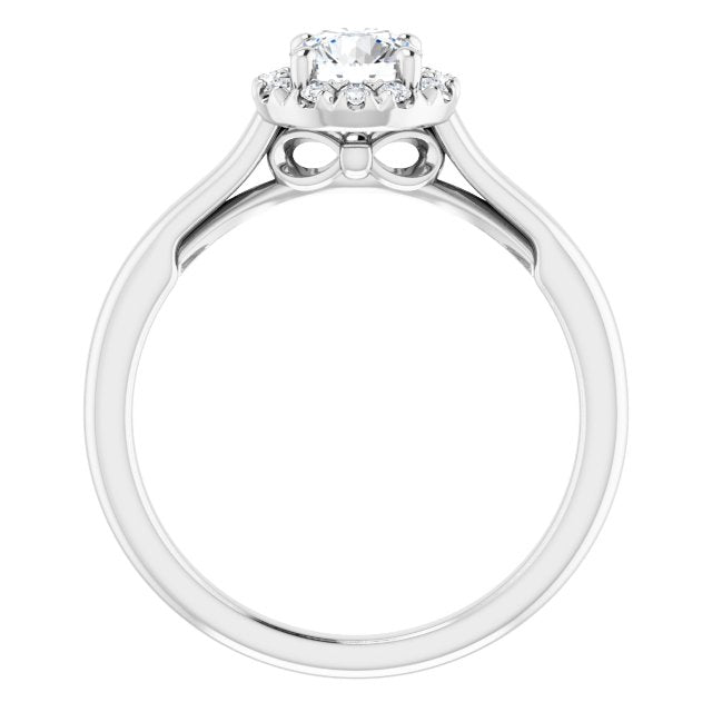 Halo-Style Engagement ring