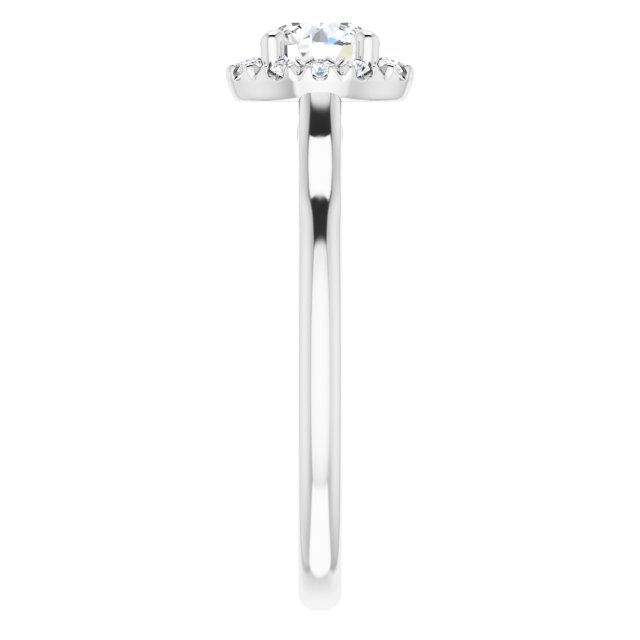 Halo-Style Engagement ring