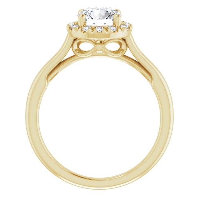 Halo-Style Engagement ring