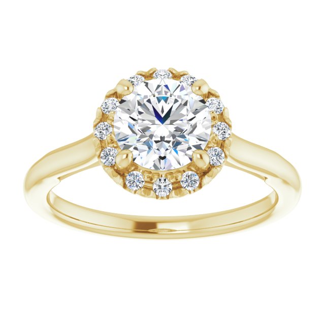 Halo-Style Engagement ring