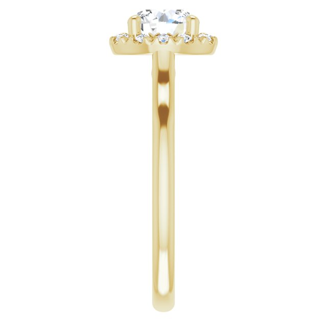 Halo-Style Engagement ring