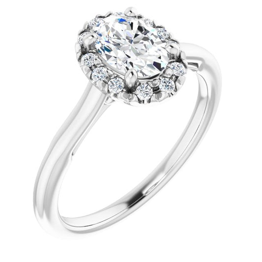 Halo-Style Engagement ring