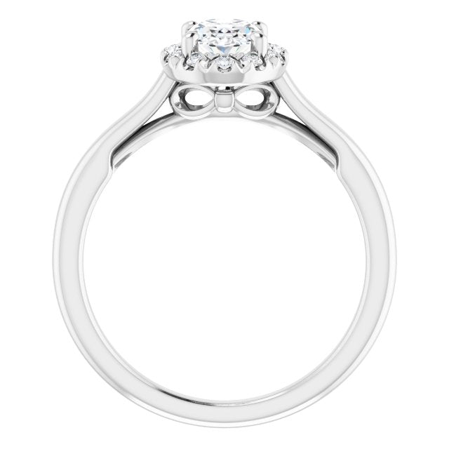 Halo-Style Engagement ring