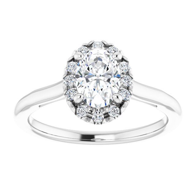 Halo-Style Engagement ring