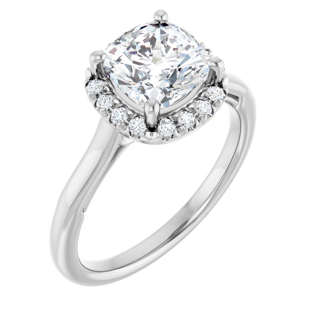 Halo-Style Engagement ring