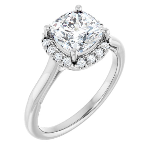 Halo-Style Engagement ring