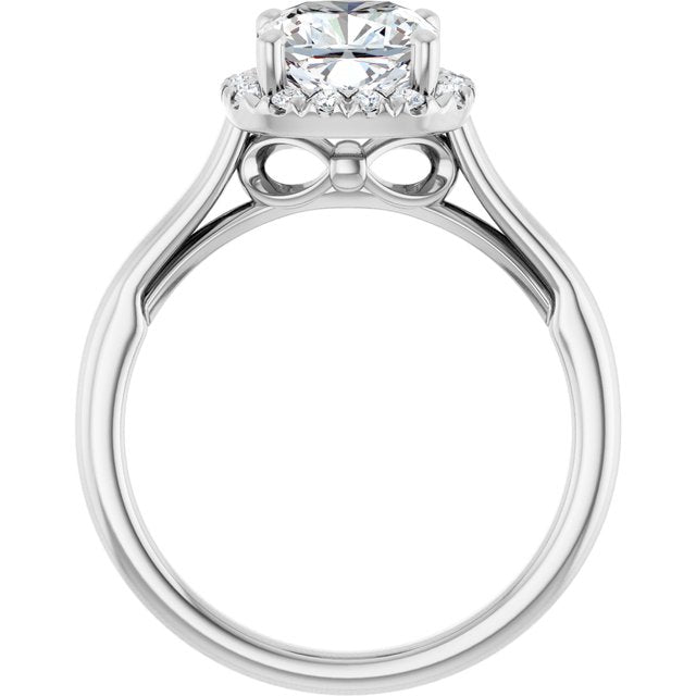 Halo-Style Engagement ring