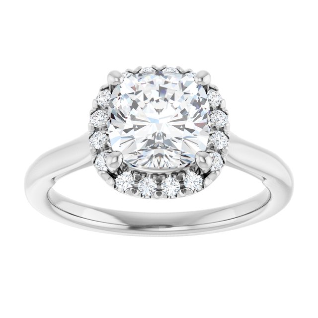Halo-Style Engagement ring