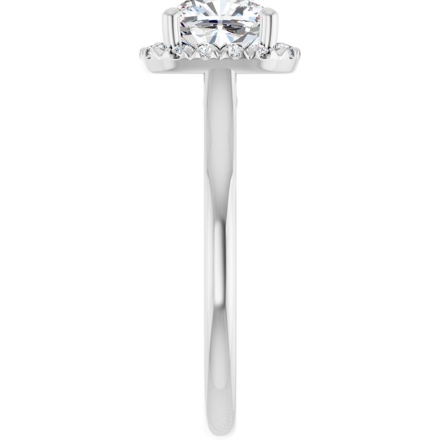 Halo-Style Engagement ring