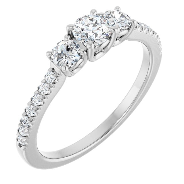 Three-Stone Engagement Ring