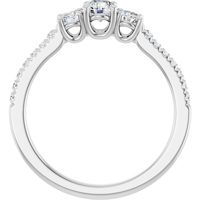 Three-Stone Engagement Ring