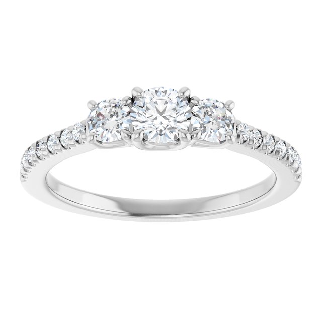Three-Stone Engagement Ring