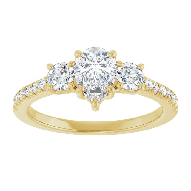 Three-Stone Engagement Ring