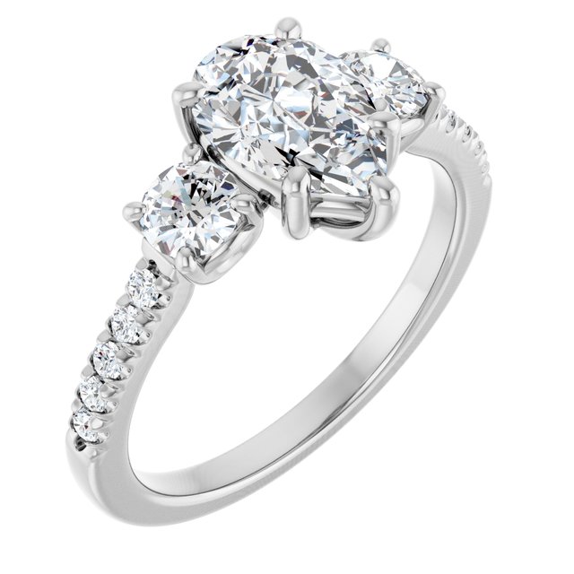 Three-Stone Engagement Ring
