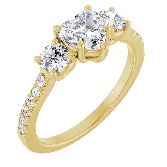 Three-Stone Engagement Ring