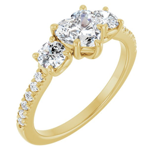 Three-Stone Engagement Ring