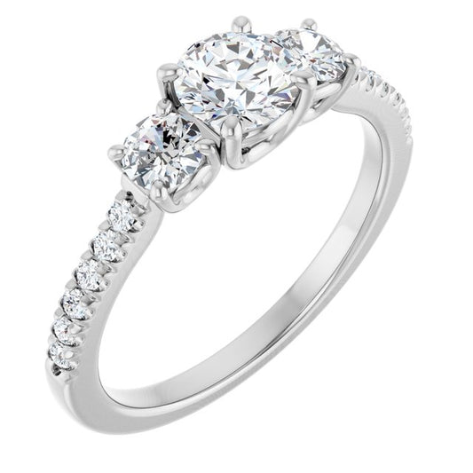 Three-Stone Engagement Ring
