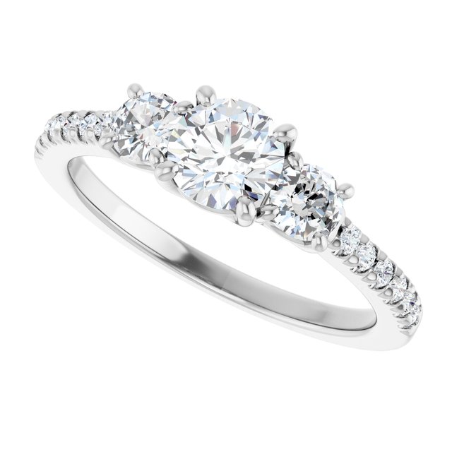 Three-Stone Engagement Ring