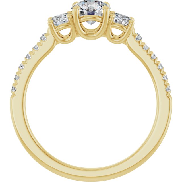 Three-Stone Engagement Ring