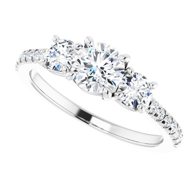 Three-Stone Engagement Ring