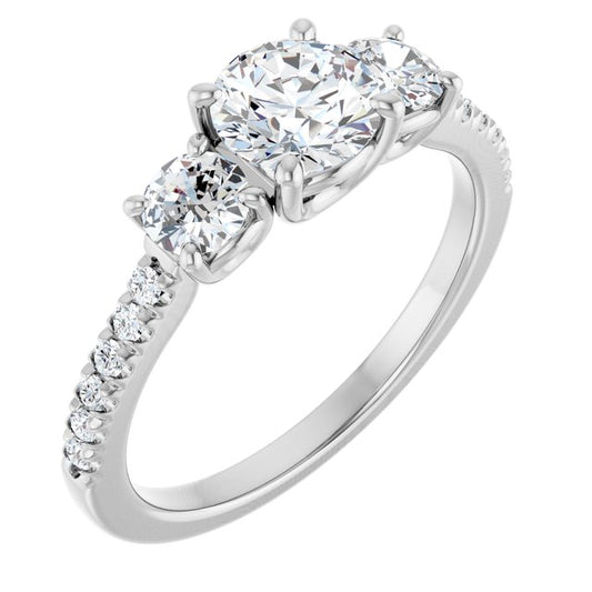 Three-Stone Engagement Ring
