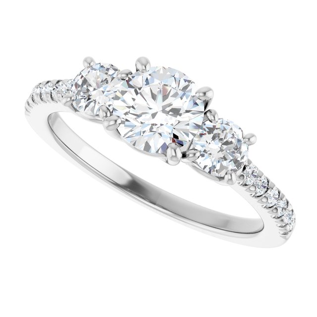 Three-Stone Engagement Ring