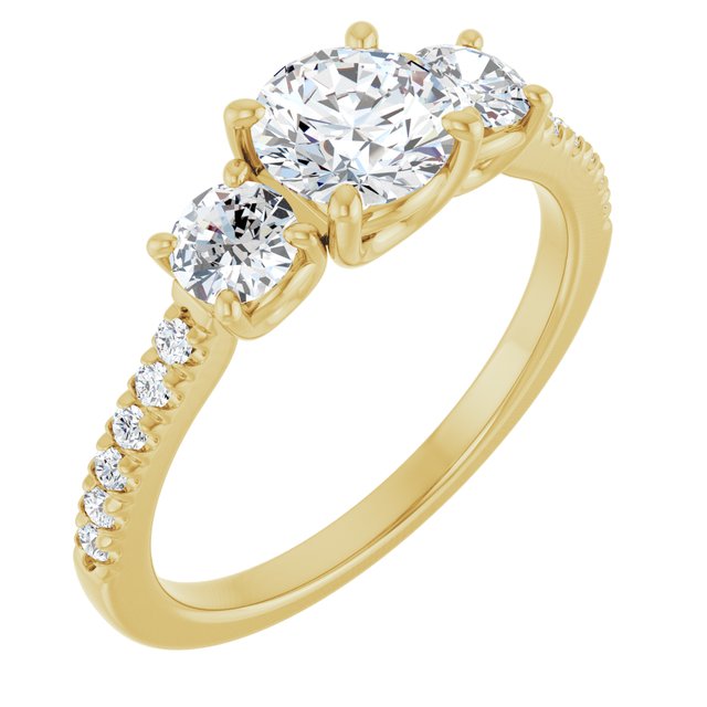 Three-Stone Engagement Ring