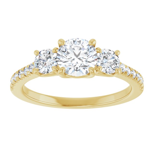 Three-Stone Engagement Ring