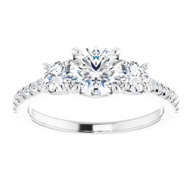 Three-Stone Engagement Ring