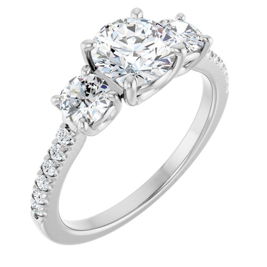 Three-Stone Engagement Ring