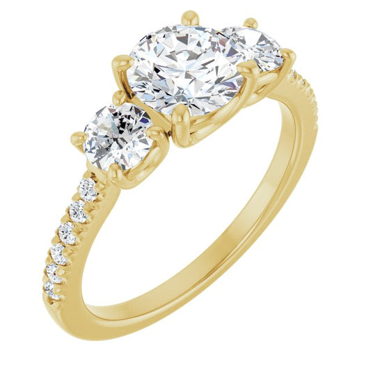 Three-Stone Engagement Ring