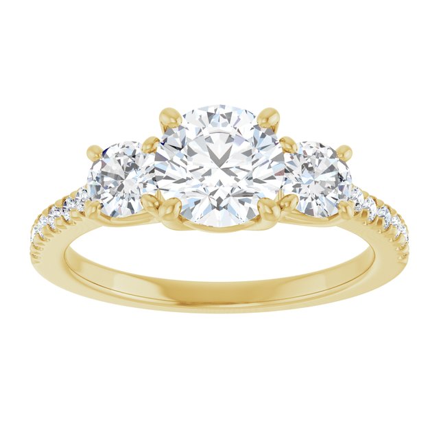 Three-Stone Engagement Ring