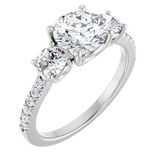 Three-Stone Engagement Ring
