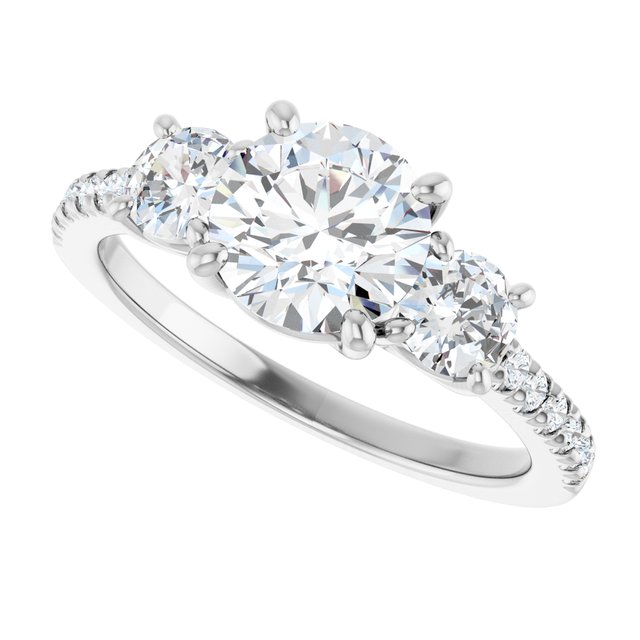 Three-Stone Engagement Ring