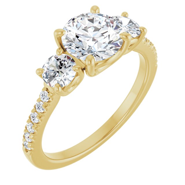 Three-Stone Engagement Ring