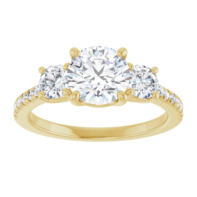 Three-Stone Engagement Ring