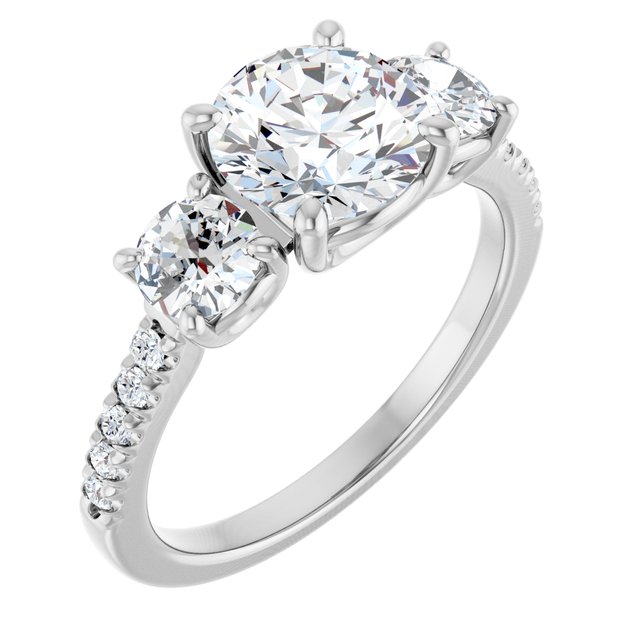 Three-Stone Engagement Ring